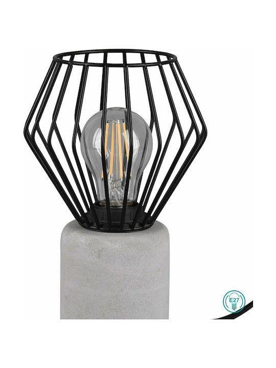 Trio Lighting Jamiro De Masă Decorativă Lampă cu Soclu pentru Bec E27 Lampă de masă neagră Negru