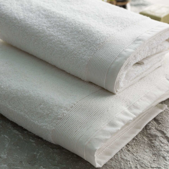 Vesta Home Weiße Badetücher Gewicht 600g/m²