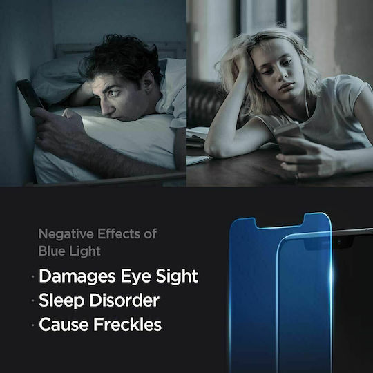 Spigen GLAS.tR AntiBlue Tempered Glass (iPhone 12 mini)