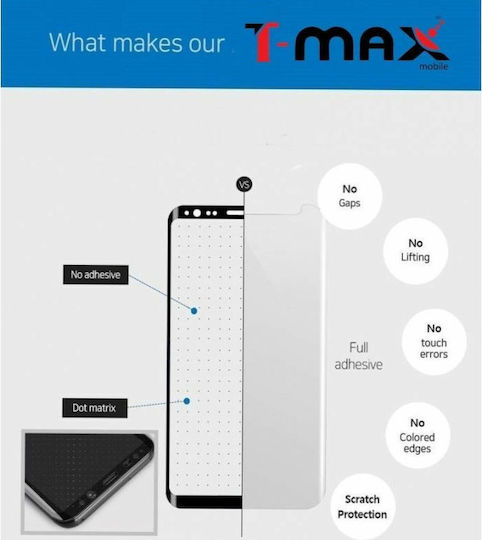T-Max Replacement Kit 3D Vollflächig gehärtetes Glas (Galaxy S9+)