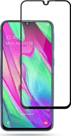 Mocolo Full Face Tempered Glass Black (Galaxy A40)