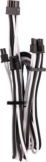 Corsair Premium Individually Sleeved PSU Cables Pro Kit DC / 24-Pin ATX / Peripherie - DC / 24-Pin ATX / Peripherie Kabel 0.65m Schwarz (CP-8920227)