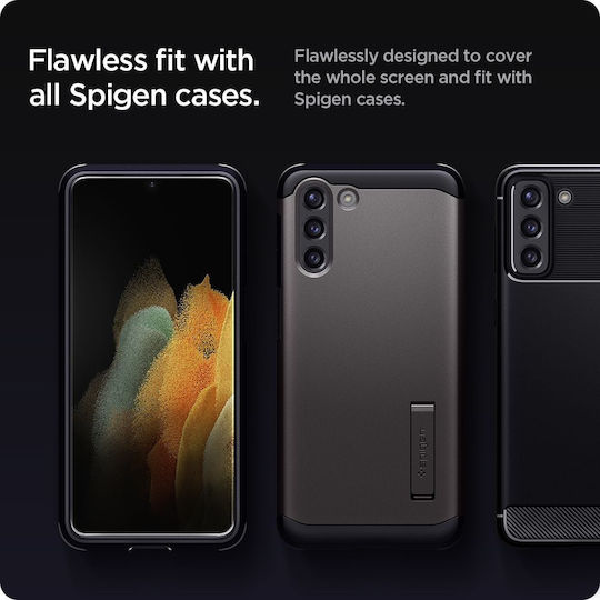 Spigen EZ Fit GLAS.tR Slim 2.5D Tempered Glass 2τμχ (Galaxy S21+ 5G)