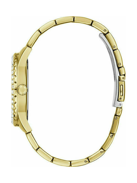 Guess Sparkler Uhr mit Gold Metallarmband