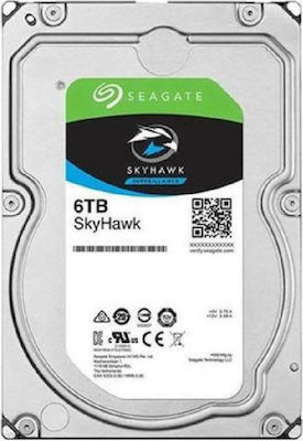 Seagate Skyhawk Surveillance 6000ГБ Хард диск Σκληρи дискове 3.5" SATA III 5900оборотивминута с 256МБ Кеш за Записващо устройство