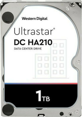 Western Digital Ultrastar DC HA210 1TB HDD Festplatte 3.5" SATA III 7200Umdrehungen pro Minute mit 128MB Cache für Blockflöte / NAS / Server