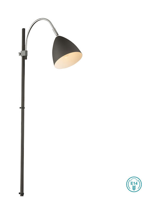 Globo Lighting Archibald Μοντέρνο Φωτιστικό Δαπέδου Υ156xΜ25εκ. με Ντουί για Λαμπτήρα E14 σε Μαύρο Χρώμα