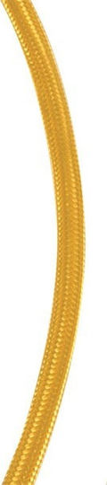 VK Lighting Υφασμάτινο Καλώδιο 2x0.75mm² 1m σε Κίτρινο Χρώμα 1m 47143-013654