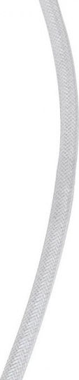 VK Lighting Fabric Cable 2x0.75mm² 1m in White Color 1m 47143-041654