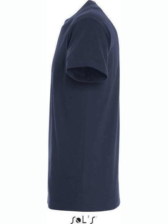 Sol's Imperial Men's Short Sleeve Promotional T-Shirt Navy Blue