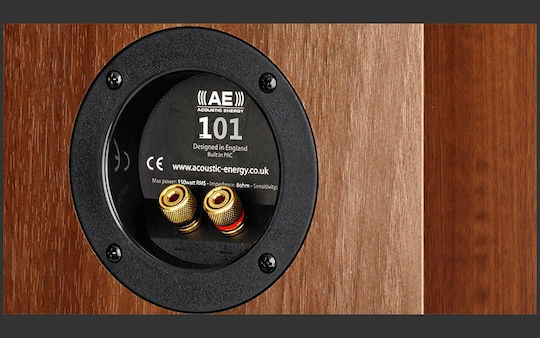 Acoustic Energy 101 Paar Hi-Fi Lautsprecher Buch selbst 150W 2 Anzahl von Fahrern B18.5xT25xH30cm. Walnuss