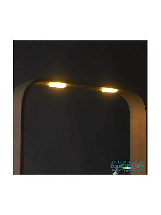 Fan Europe Moka PT LED Floor Lamp H114xW22cm. with Natural White Light 1120lm Black