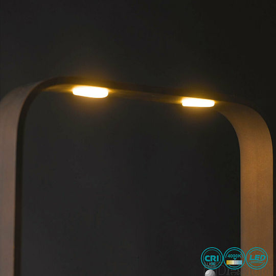 Fan Europe Moka PT LED Floor Lamp Y114xM22cm with Natural White Light 1120lm