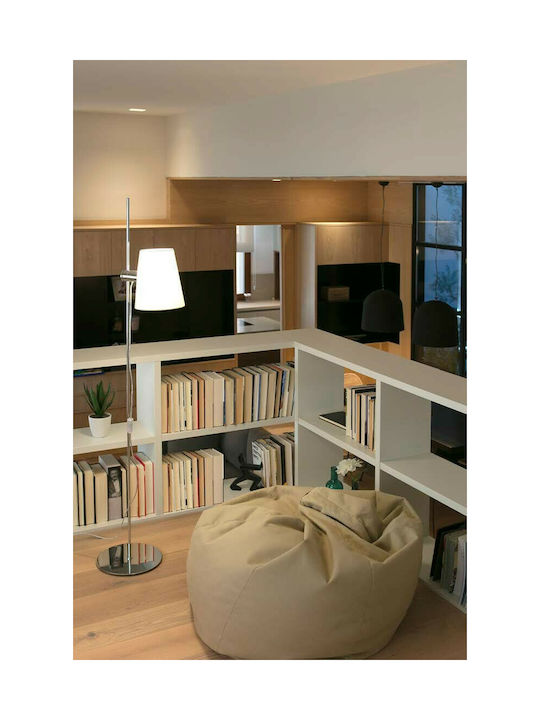Faro Barcelona Lupe Φωτιστικό Δαπέδου Υ150xΜ25εκ. με Ντουί για Λαμπτήρα E27 Λευκό