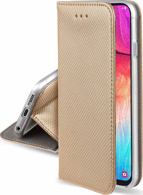 Senso Magnet Synthetic Leather Book Gold (Galaxy A72)