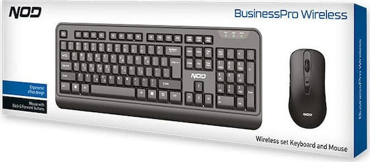 NOD BusinessPRO Wireless Keyboard & Mouse Set Σετ Πληκτρολόγιο & Ποντίκι Ελληνικό