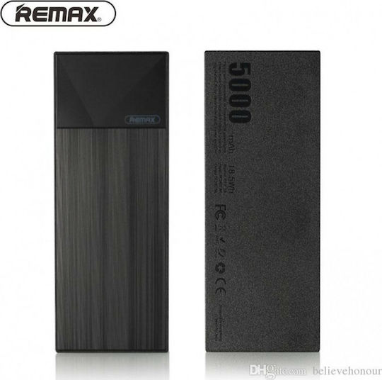 Remax Thoway RPP-54 Power Bank 5000mAh με Θύρα USB-A Μαύρο
