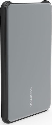 Romoss MT Pro Power Bank 10000mAh 18W με Θύρα USB-A και Θύρα USB-C Quick Charge 3.0 Γκρι