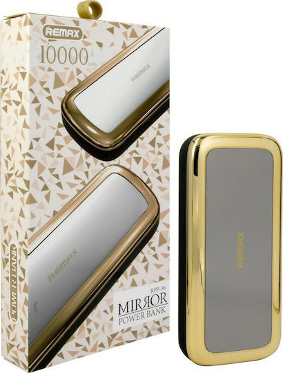 Remax RPP-35 Power Bank 5500mAh mit USB-A Anschluss Mirror Gold