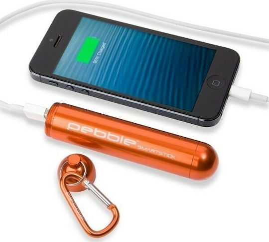 Veho Pebble Smartstick+ Power Bank 3000mAh με Θύρα USB-A Πορτοκαλί