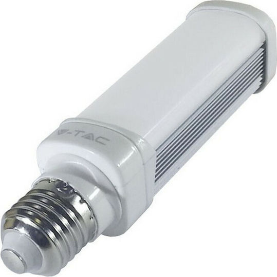 V-TAC Bec LED 6W 140mm pentru Soclu E27 și Formă PL Alb rece 480lm
