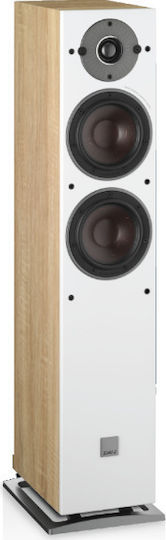 Dali Oberon 5 Ζεύγος Ηχείων Hi-Fi Δαπέδου 220W 2 Δρόμων Π16.2xΒ28.3xΥ83εκ. Βελανιδιά / Λευκό