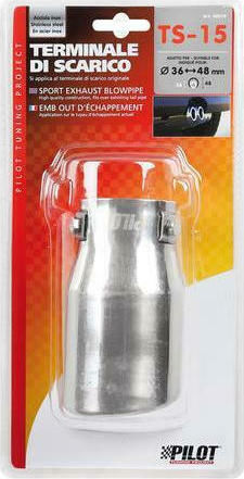 Lampa Amortizor de eșapament TS-15 Universal Rotund 36-48mm