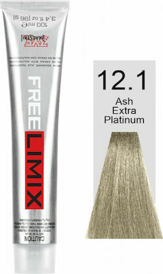 Freelimix Permanent Color Vopsea de Păr Blond 12.1 Santre Extra Platinum 100ml