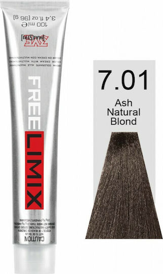 Freelimix Permanent Color Hair Dye 7.01 Blonde Natural Sandstone 100ml