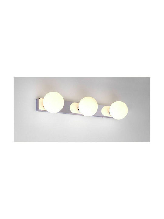 Nowodvorski Brazos III Lamp Bathroom Silver 40x8cm Nowodvorski Brazos III Lamp Bathroom Silver 40x8cm