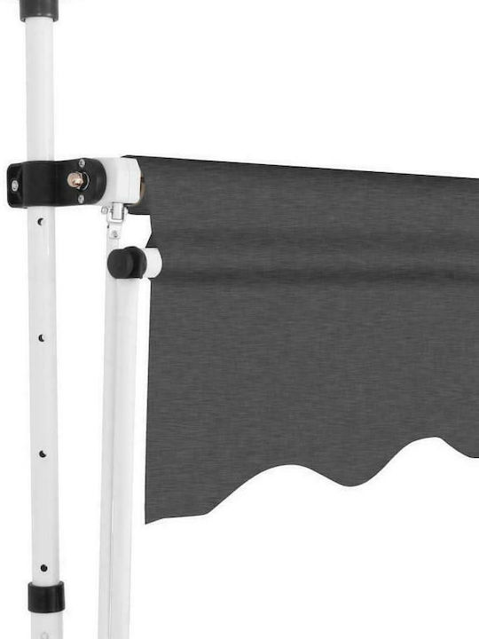 vidaXL Terrace Freestanding Tent Charcoal 1.2x1.5cm
