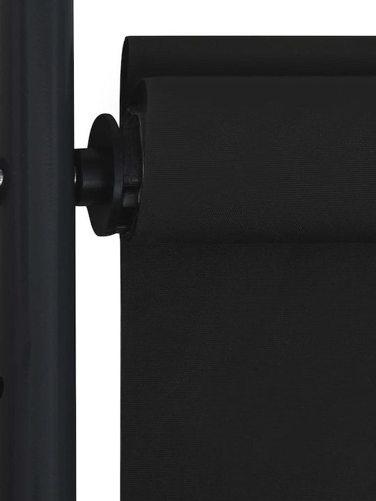 vidaXL Terrace Sideway Sunshade Roller Charcoal 1x2.7cm