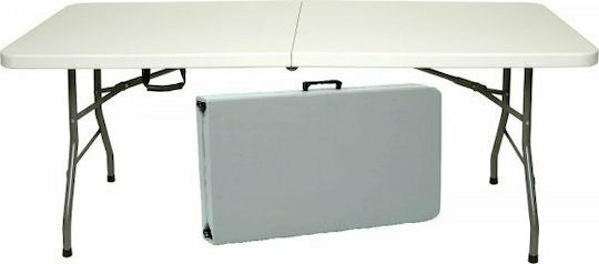 Table Catering Foldable 180x75x72cm White Table Catering Foldable 180x75x72cm White