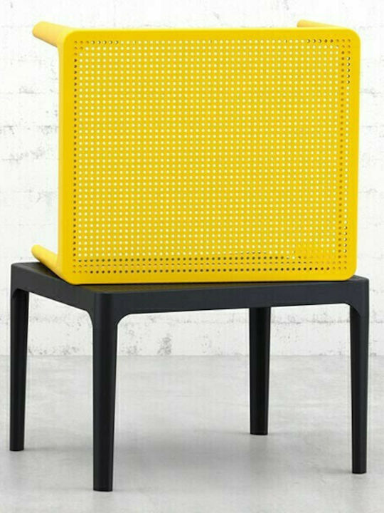 Tisch für kleine Außenbereiche Stabil Sky Gelb 60x50x40cm