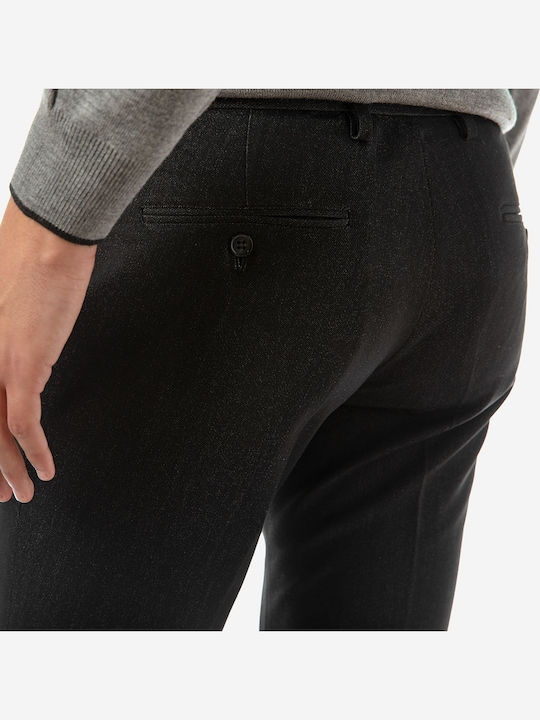 Trousers Chino Elastic in Slim Fit Gray