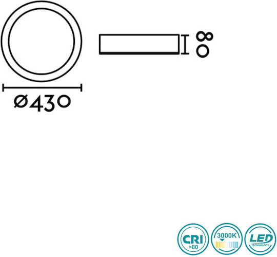 Faro Barcelona Cocotte Πλαφονιέρα 43εκ. LED Faro Barcelona Cocotte Πλαφονιέρα 43εκ. LED
