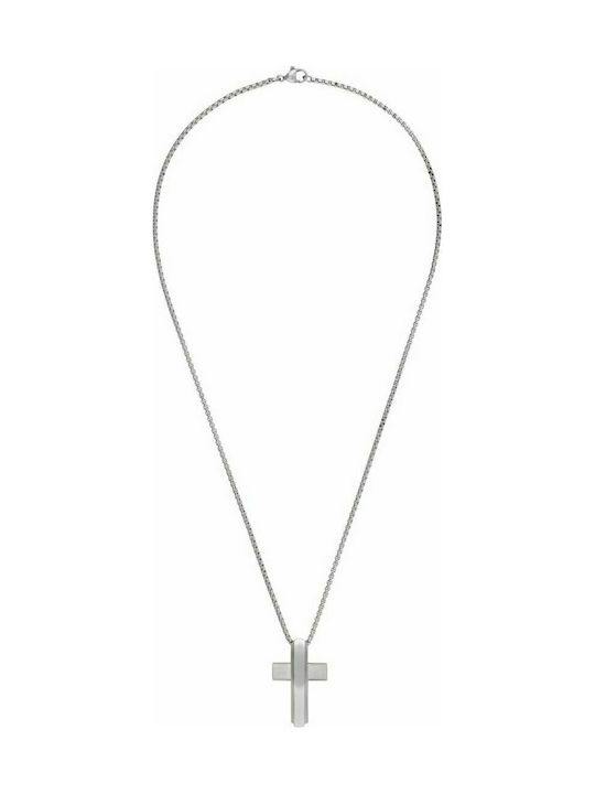 U.S. Polo Assn. Men's Cross from Steel with Chain