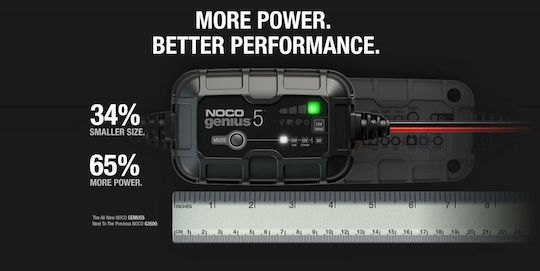 Noco Genius5 Car Battery Charger & Maintainer 6/12V
