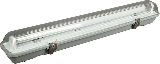 VK Lighting Lighting Batten Double-Ended Outdoor with 1 Slot for LED Lamp T8 120cm