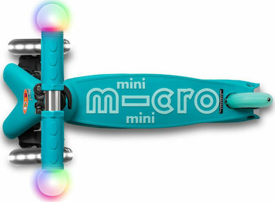 Micro Παιδικό Πατίνι Mini Deluxe Magic LED Τρίτροχο για 2-5 Ετών Γαλάζιο