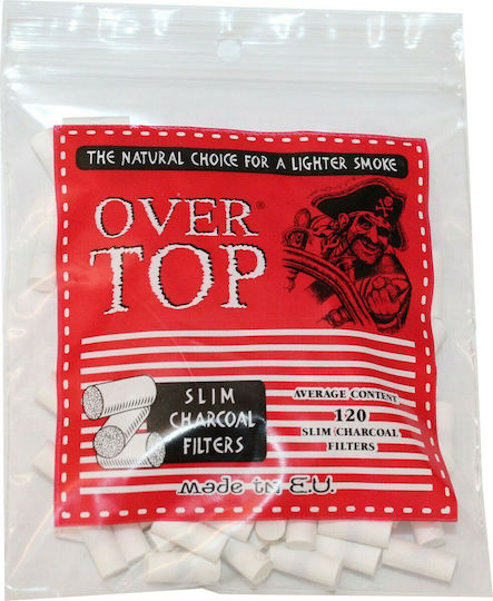 Over Top Slim Ενεργού Άνθρακα 120 Φιλτράκια