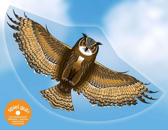 Gunther Kite Owl Plastic with Twine 122x68cm 1pcs