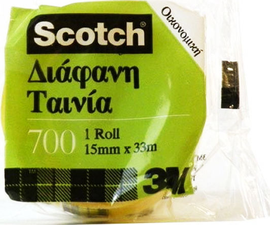 3M Klebeband Scotch Transparent 700 15mm x 33m 1Stück Transparent