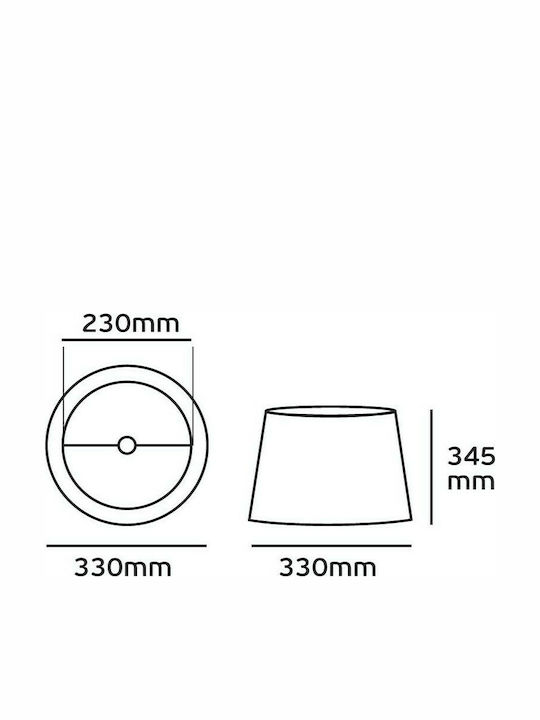 VK Lighting Καπέλο Φωτιστικού 33x34.5εκ. VK Lighting Καπέλο Φωτιστικού 33x34.5εκ.