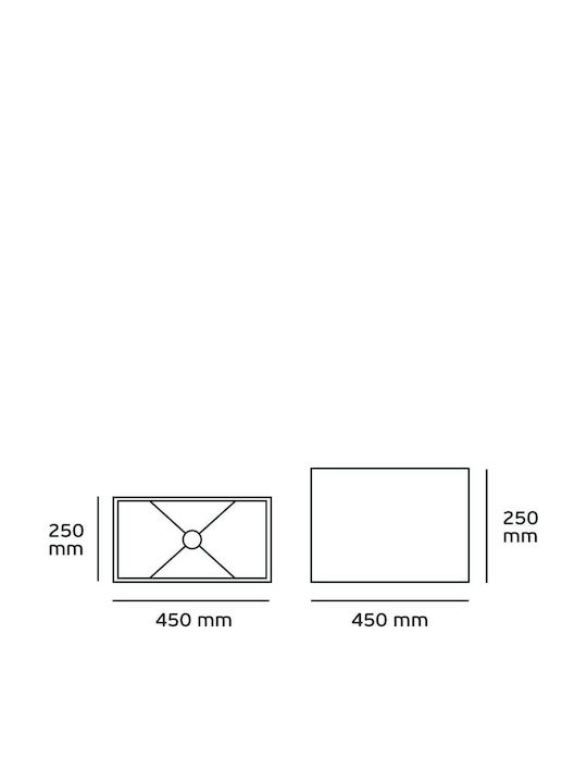 VK Lighting Καπέλο Φωτιστικού 45x25εκ.