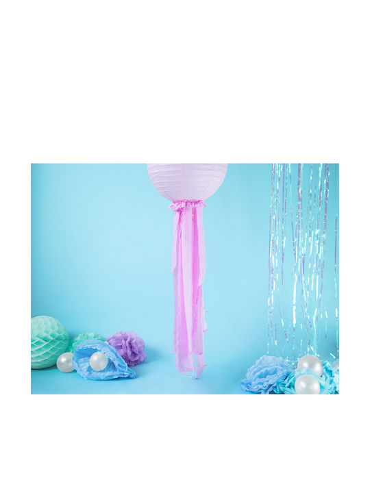 PartyDeco Στρογγυλό Καπέλο Φωτιστικού Ροζ Light Pink