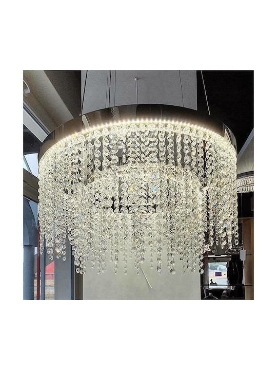 Eglo Antelao Полилей LED с Прозрачни Кристали 39281