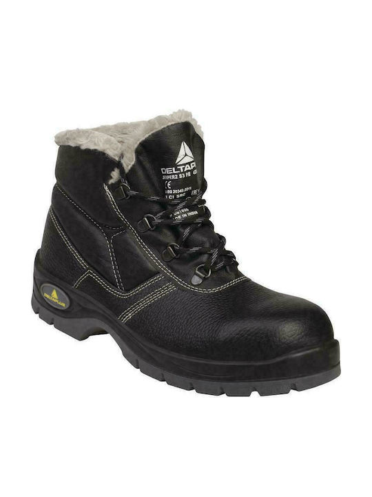 Delta Plus Jumper2 Waterproof Boots Safety Black Black S3 with Certification SRC