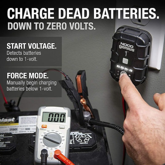 Noco Genius1 Car Battery Charger & Maintainer 6/12V