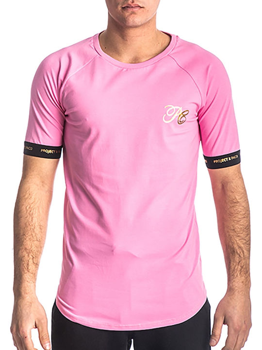 Paco & Co Herren T-Shirt Kurzarm Rosa